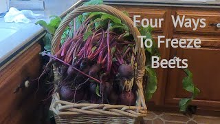Four ways to freeze beets