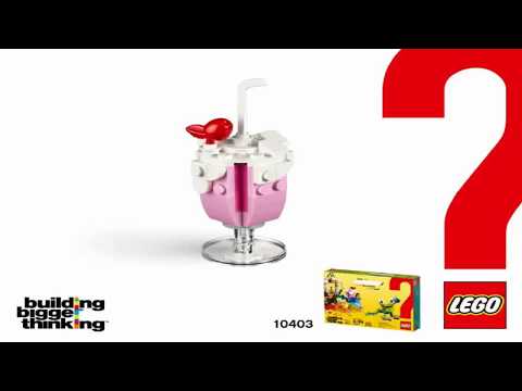 LEGO Brand Campaign Products WORLD FUN Milkshake 10403