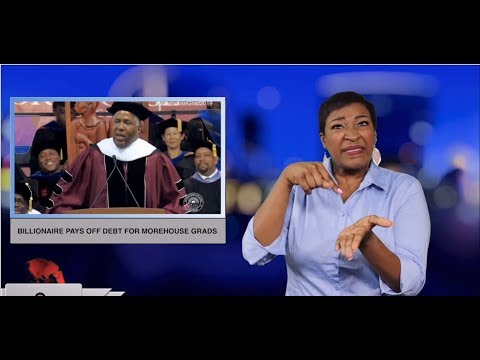 Billionaire pays off debt for Morehouse grads (ASL - 5.20.19)