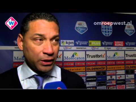 Reactie ADO-trainer Henk Fraser na PEC Zwolle - ADO Den Haag