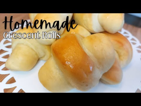 Homemade Crescent Rolls | How to Make Dinner Rolls HOMEMADE