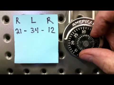 image-How do you open a combination lock?How do you open a combination lock?