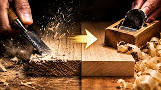 【木工DIY】鑿（のみ）と鉋（かんな）の使い方｜仕上がりを劇的に変える木工の仕上げ