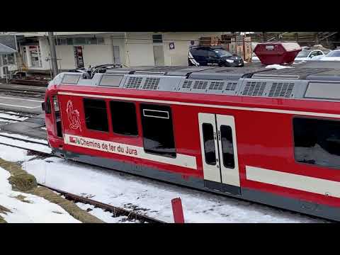 CJ Be 4 4 653 in Tramelan abgestellt