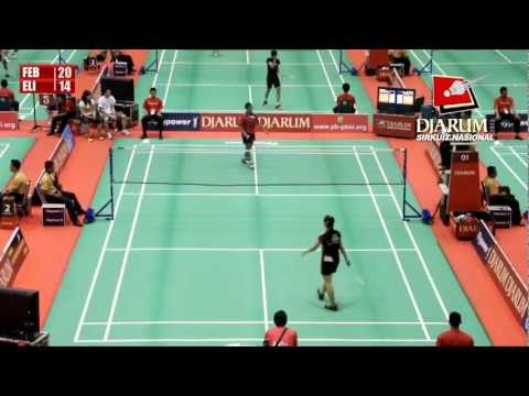 Febby Angguni A. (PB Djarum) VS Elisabeth Purwaningtyas (Pelatnas PBSI)