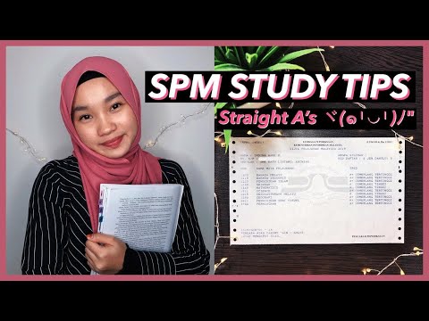 , title : 'HOW I GOT STRAIGHT A's IN SPM ( 20 SPM STUDY TIPS ) // Irdina Hani'
