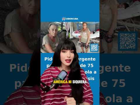 Piden ayuda urgente para anciana de 75 años que cuida sola a su hija con parálisis cerebral