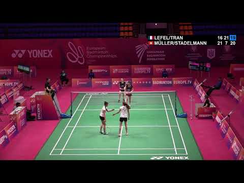 Match Point - Emilie Lefel / Anne Tran vs Aline Müller / Jenjira Stadelmann - WD R16 #EBC21​