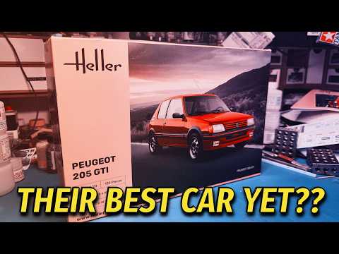 NEW from Heller Peugeot 205 GTI - Their BEST Car Scale Model Kit?