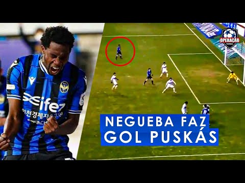PUSKÁS? Negueba ex-Flamengo faz GOL PUSKÁS na Coréia do Sul 😱