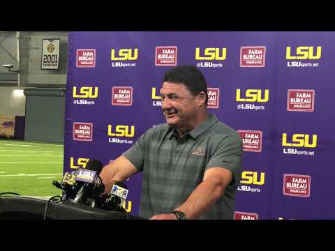 Video: Ed Orgeron Talks Game Plan For Bye Week Before Alabama, No. 1 Ranking And More