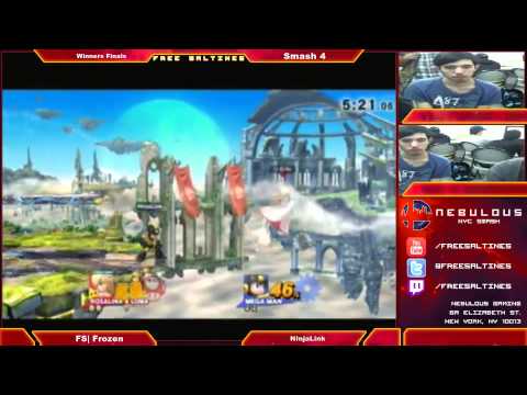 Nebulous #15 Smash 4 - Losers Finals - FS|Frozen (Rosalina) VS NinjaLink (Mega Man)