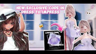 New exclusive code item coming to Dress To Impress!