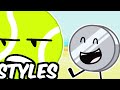 BFDIA 16 Scene But Everyone Is A Different Style