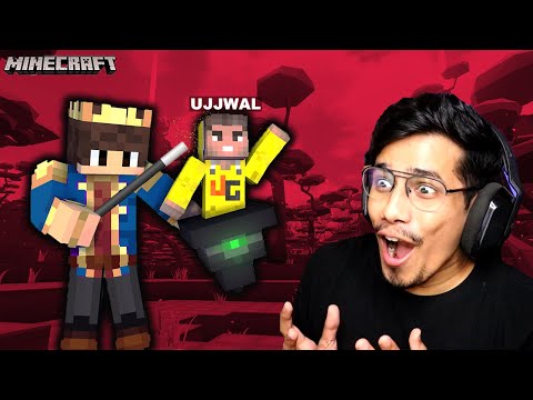 Minecraft, But YouTubers Give You Magical Powers