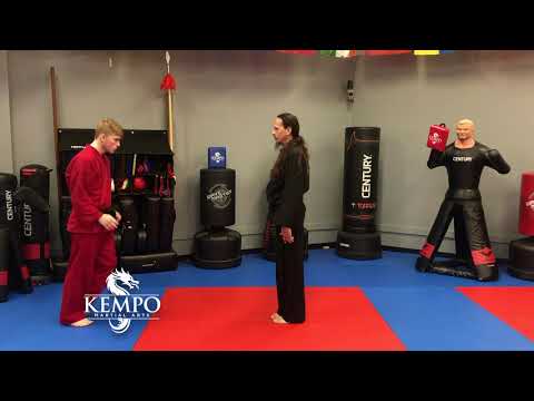 Tackle Technique 3, Kempo Martial Arts, Karate, self defense techniques, defense against, kenpo