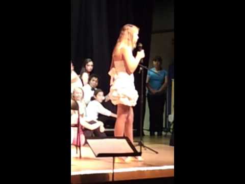 Colleen McDermott (12 years old) singing 