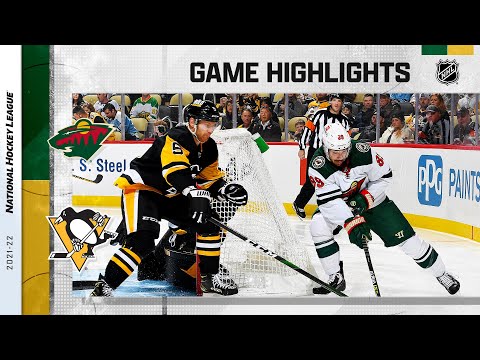 Wild @ Penguins 11/06/21 | NHL Highlights