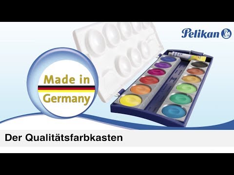 Artikelvideo 1 für Pelikan K12 Wasserfarbkasten 12 Farben, Artikelnummer 746487