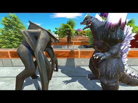 MUTO FEMALE VS MECHA GODZILLA - Animal Revolt Battle Simulator