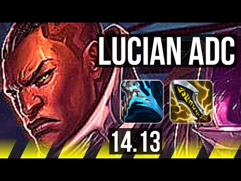 LUCIAN & Nami vs TWITCH & Lulu (ADC) | 70% winrate, 6/1/7 | NA Challenger | 14.13