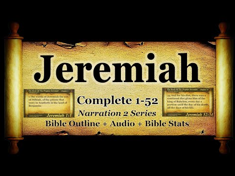 Holy Bible: Book 24 - The Prophet Jeremiah - KJV Read Along HD 4K Audio Text (Narration 2)