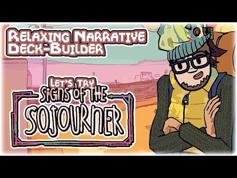 BRIGHT RELAXING NARRATIVE CARD GAME! | Let's Try: Signs of the Sojourner | Gameplay [Sponsored]