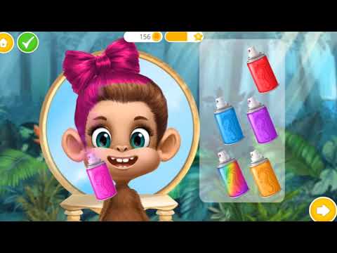 Jungle Animal Hair Salon 2 | Tropical Pet Makeover | Best game for kids