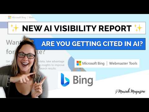 (2026) Free AI Visibility Performance Report in Bing: See What You're Getting Cited in AI Tools For