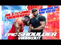 3D SHOULDER WORKOUT with BLESSING AWODIBU and ANDREW JACKED
