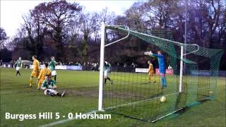 preview picture of video 'Burgess Hill Town 7 - 0 Horsham - December 6th 2014'