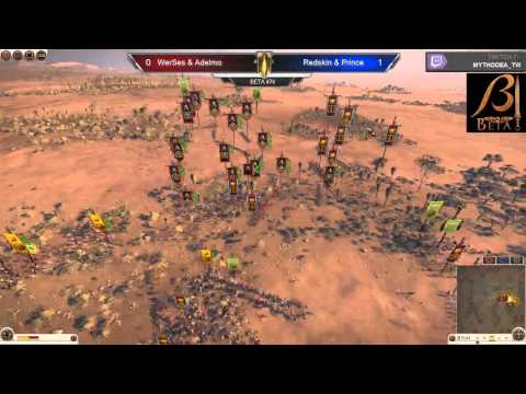 Rome II BETA Flash Tournament #74 - G2 Round 1 -  RTKAdelmo + WerSes vs VM_Redskin + [ACL] Prince
