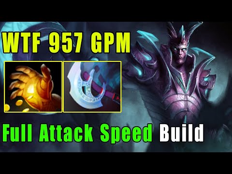 [Terrorblade] WTF Farm 957 GPM Full Attack Speed Build  (FullGame Dota2 7.22f)