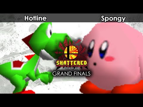 Smash 64: Hotline (Yoshi) V Spongy (Kirby) - Shattered 103 Tournament SSB64