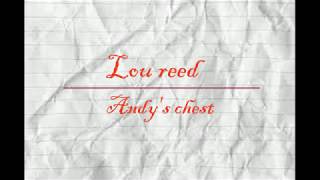 Lou reed - Andy&#39;s chest legendado
