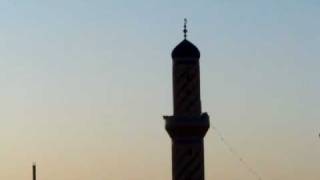 preview picture of video 'Call to prayers at sunset in Trebil, Iraq'