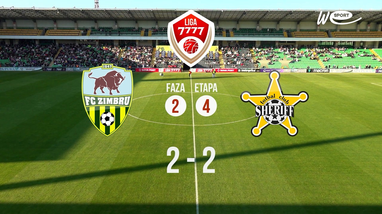 Zimbru Chişinău vs Sheriff Tiraspol Highlights