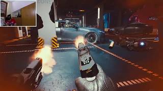 VR CYBERPUNK Shooter - Silicon Rising // Gameplay on Oculus Rift