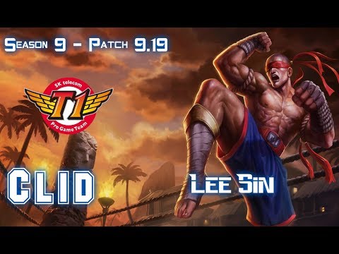 SKT T1 Clid LEE SIN vs OLAF Jungle - Patch 9.19 KR Ranked