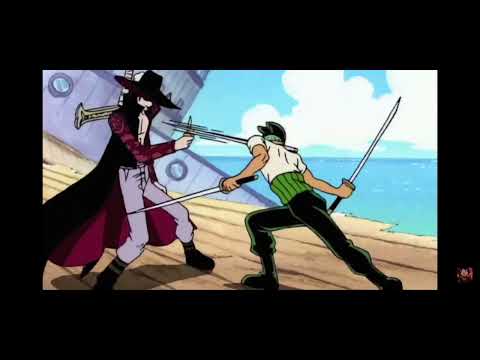 Zoro vs Mihawk