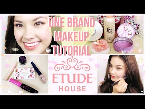 Etude House One Brand Korean Makeup Tutorial ♥ Plus Mini Reviews! Video