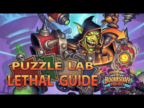 Hearthstone - The Boomsday Project Puzzle Lab - Lethal - With Timestamps