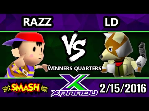 S@X 137 - LD (Fox) Vs. Razz (Ness, Captain Falcon) SSB64 Winners Quarters - Smash 64