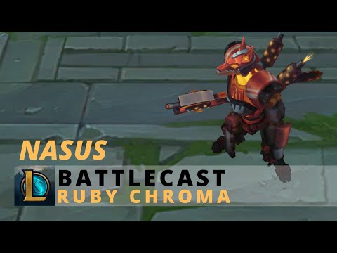 Battlecast Nasus Ruby Chroma - League Of Legends