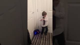 4 year old cute funny kid singing Nathan carter welcome to the weekend country music