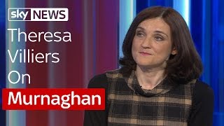 Northern Ireland Secretary Theresa Villiers On Irish Border Control