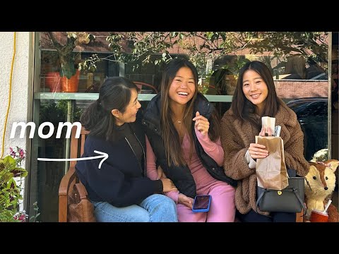 SPOILING OUR MOM FOR THE DAY!!! (she's a cutie)