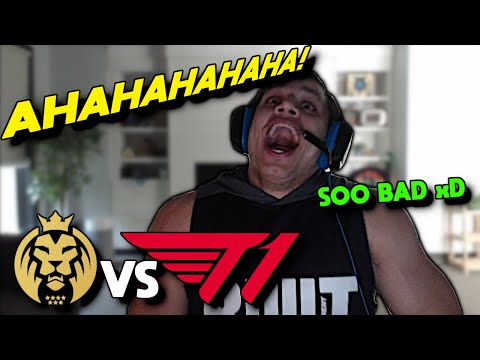 Tyler1 LAUGHS at EU MSI Performance - MAD vs T1