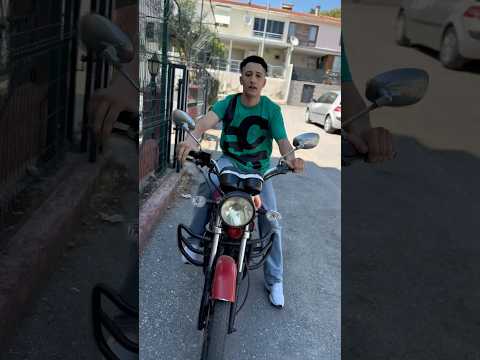 Motora Binmeden Önce İzin Almam Gerekiyormuş😆#komik #dede #motor #eğlence
