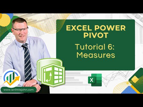 Learn Excel Power Pivot: Tutorial 6 - Measures